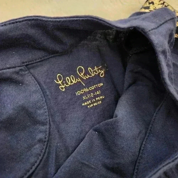 Lilly Pulitzer Cotton Dress XL(12-14y) - Picture 3 of 4